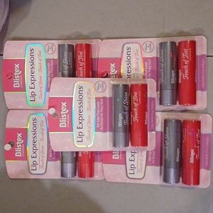 5 New 2-Packs Blistex Lip Expressions